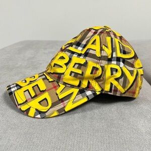 Burberry Graffiti Marker Logo Baseball Cap | S/M